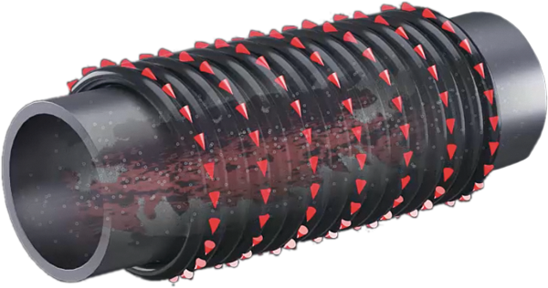 Spulen des Kalkwandlers